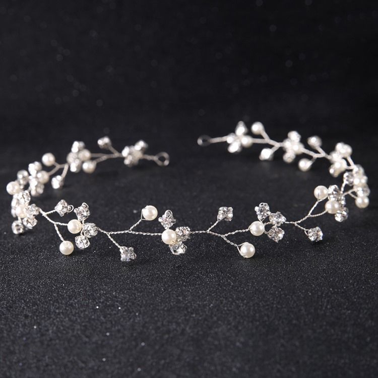 Sparkling Imitation Pearl Rhinestone Kvinnors HåraCCessoarer