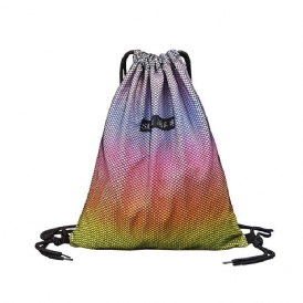 Gradient Color Prints Nylon String Ryggsäck