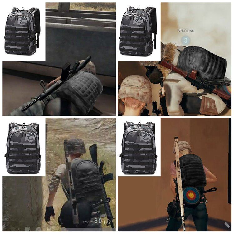Kamouflage Ryggsäck Army Bag