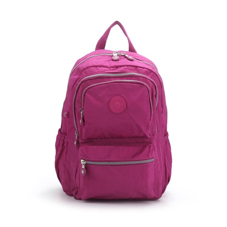 Preppy Vanlig Canvas Ryggsäckar