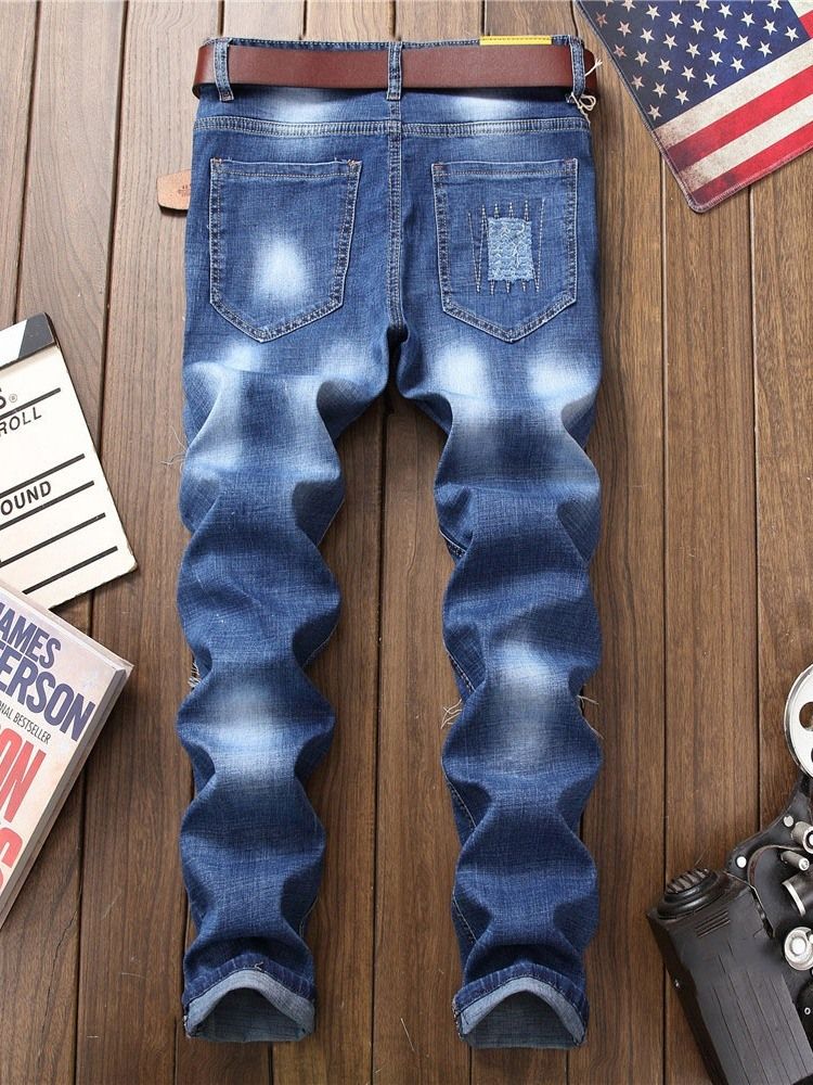 Applikationer European Jeans Med Rak Dragkedja