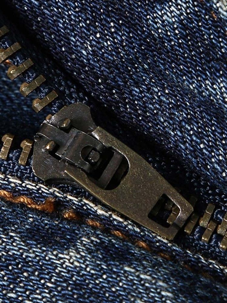 Casual Jeans Med Mid Midja