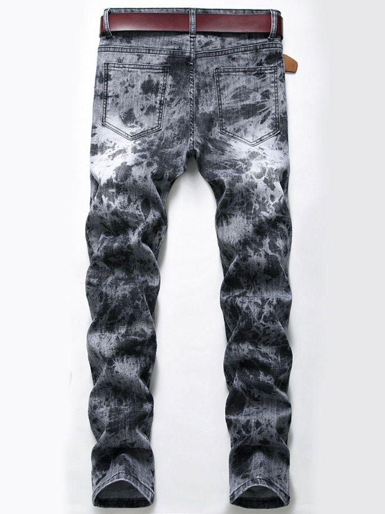 Europeiska Jeans Med Medelhög Midja