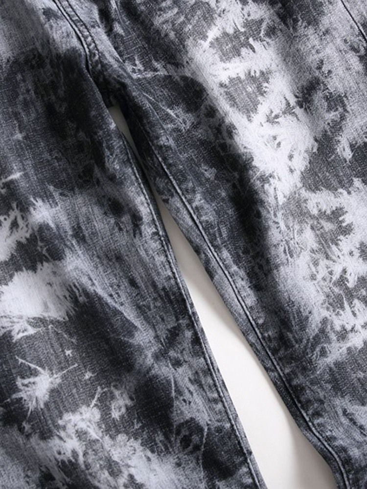 Europeiska Jeans Med Medelhög Midja