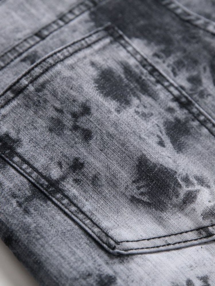 Europeiska Jeans Med Medelhög Midja