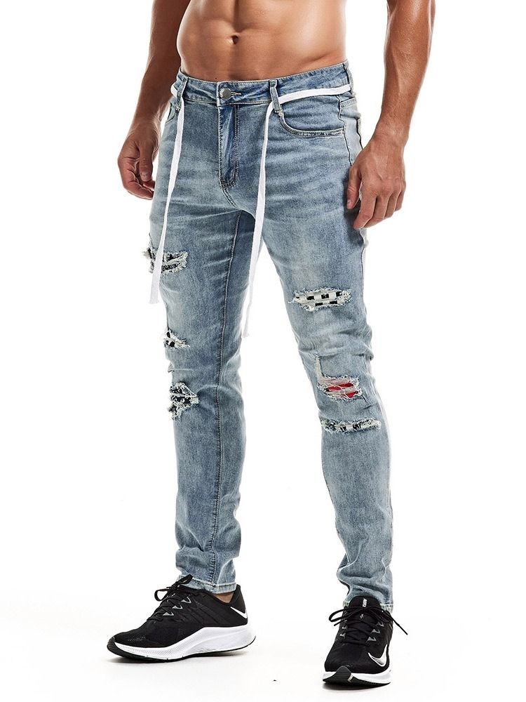 Modejeans Med Vanlig Dragkedja I Ficka
