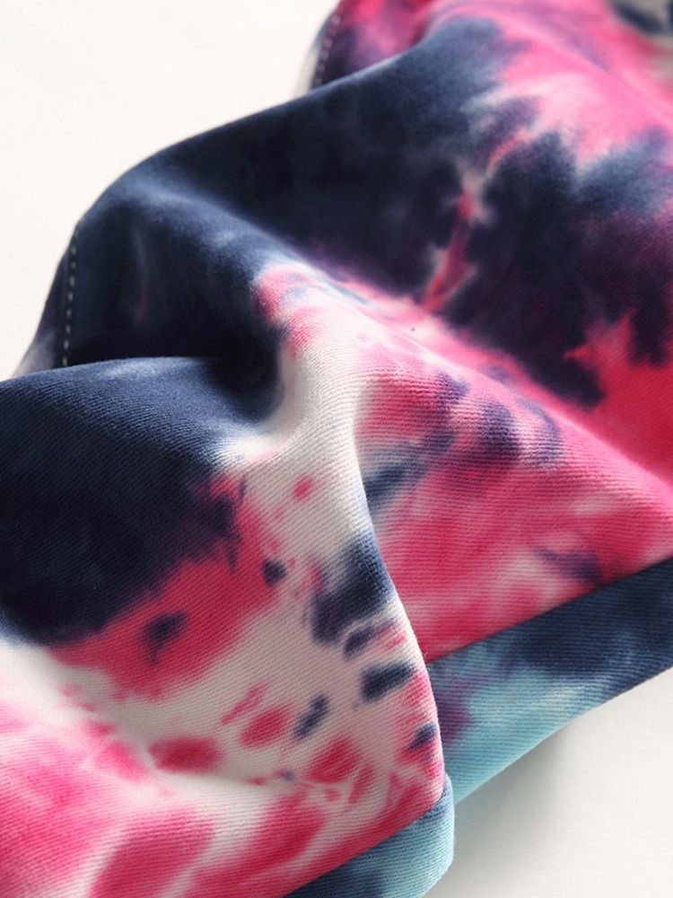 Rak Tie-Dye Mid Waist Hip Hop Jeans