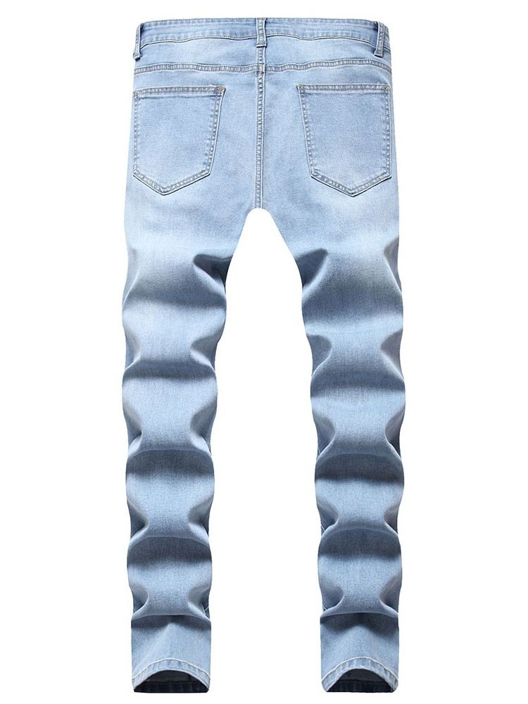 Vanliga Pencil Pants European Zipper Jeans