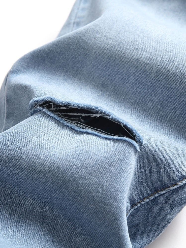 Vanliga Pencil Pants European Zipper Jeans