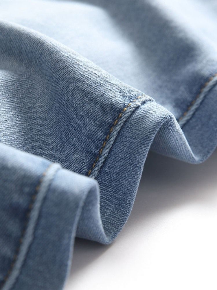 Vanliga Pencil Pants European Zipper Jeans