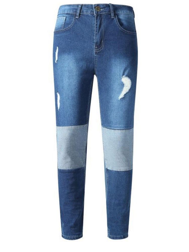 Vanliga Pencil Pants Vintage Zipper Jeans