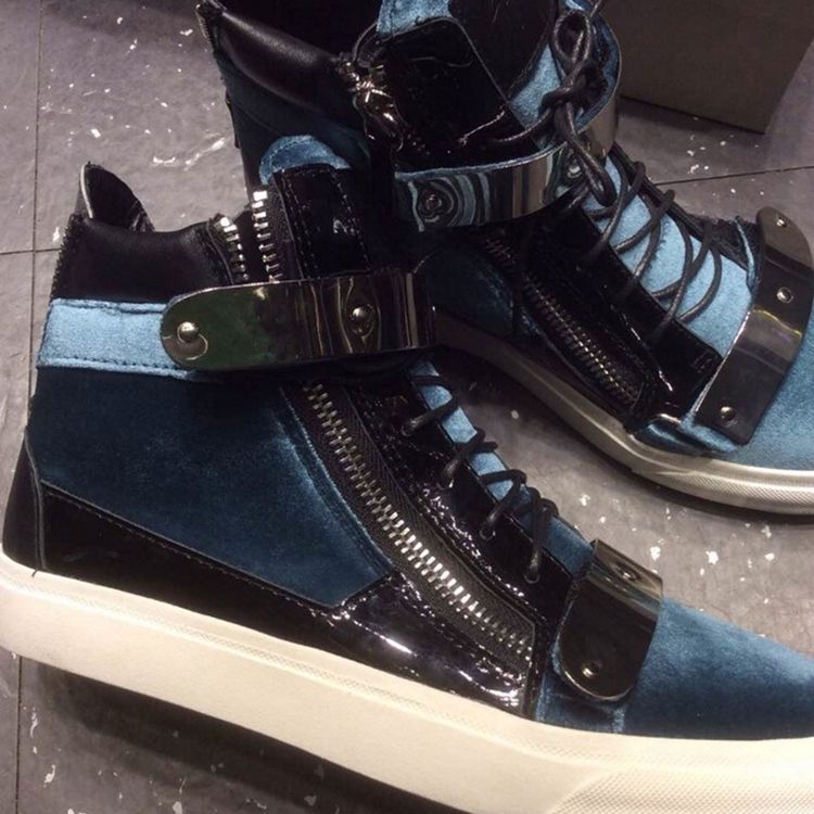 Coola Patchwork Sneakers För Män