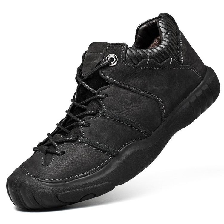 Lågskurna Pu-Snörssneakers För Män