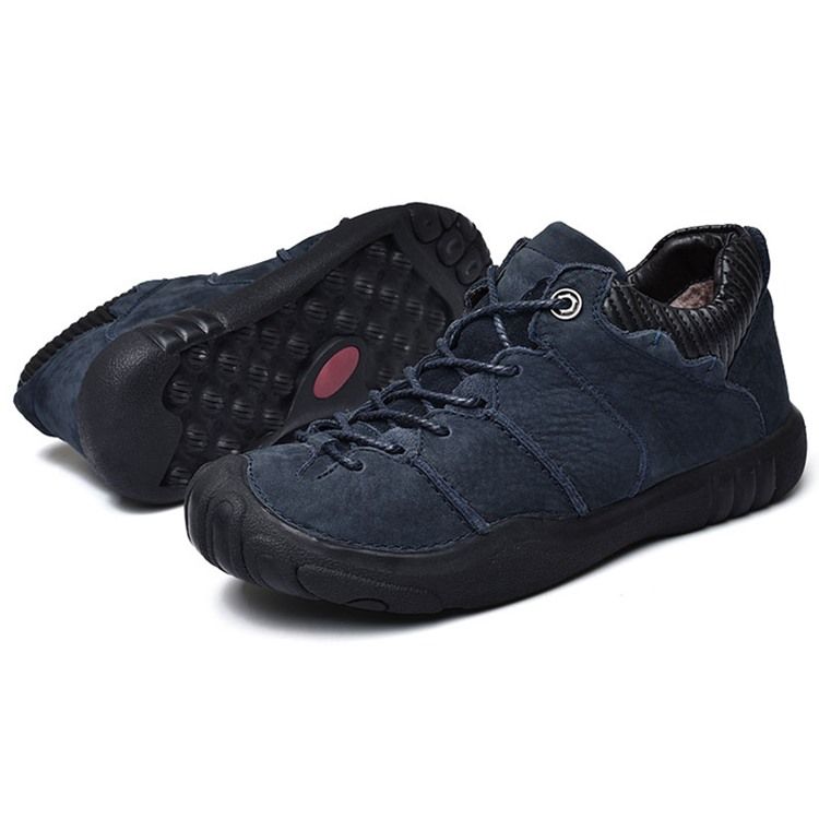 Lågskurna Pu-Snörssneakers För Män