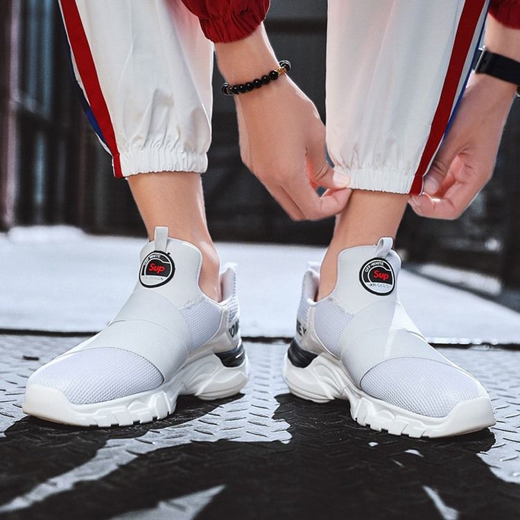 Lågskurna Runda Tåsneakers För Män