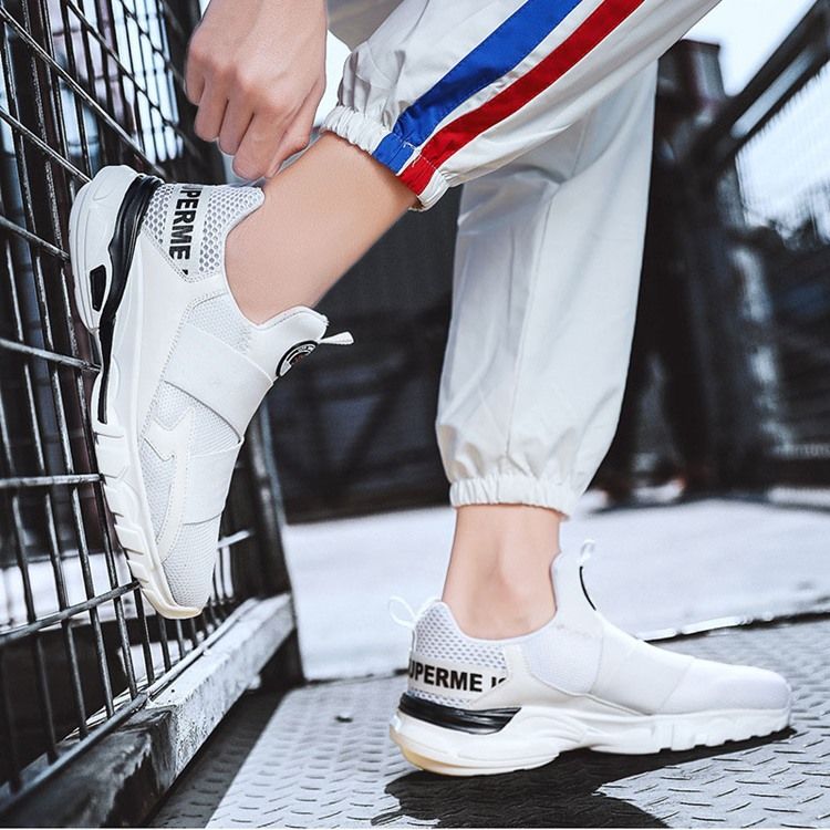Lågskurna Runda Tåsneakers För Män
