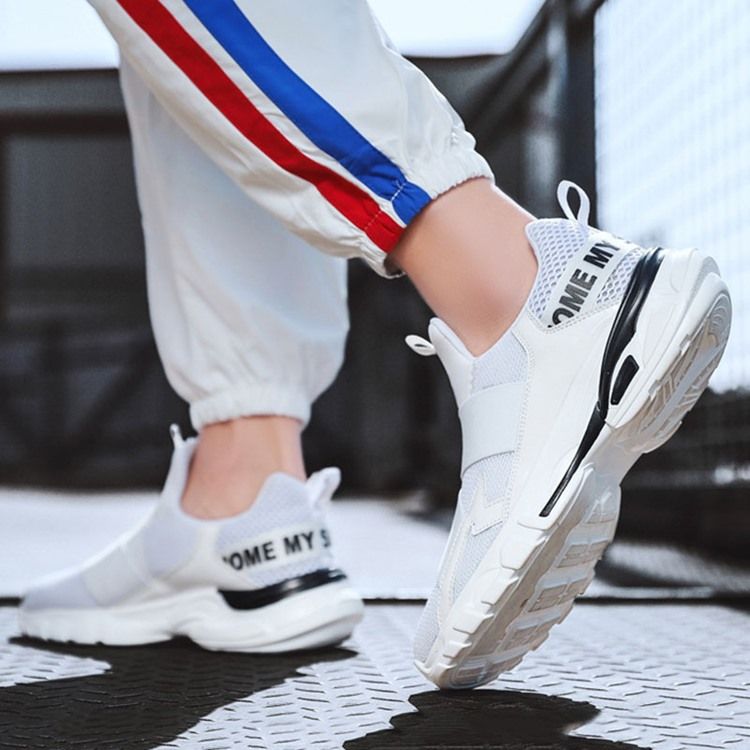 Lågskurna Runda Tåsneakers För Män