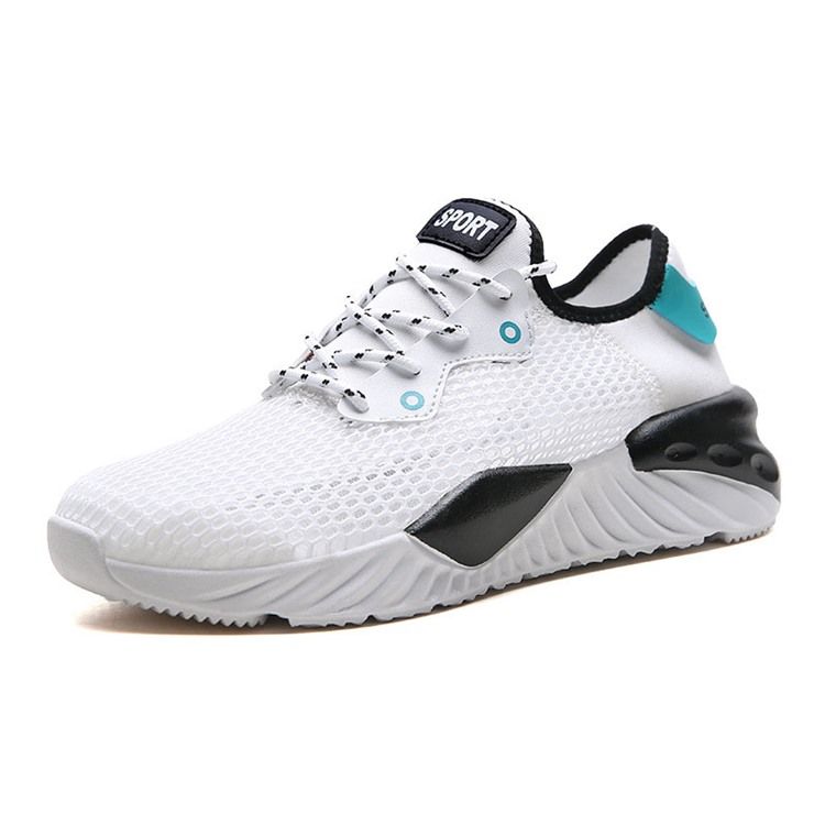 Mesh Low-Cut Övre Rund Tå Herrsneakers