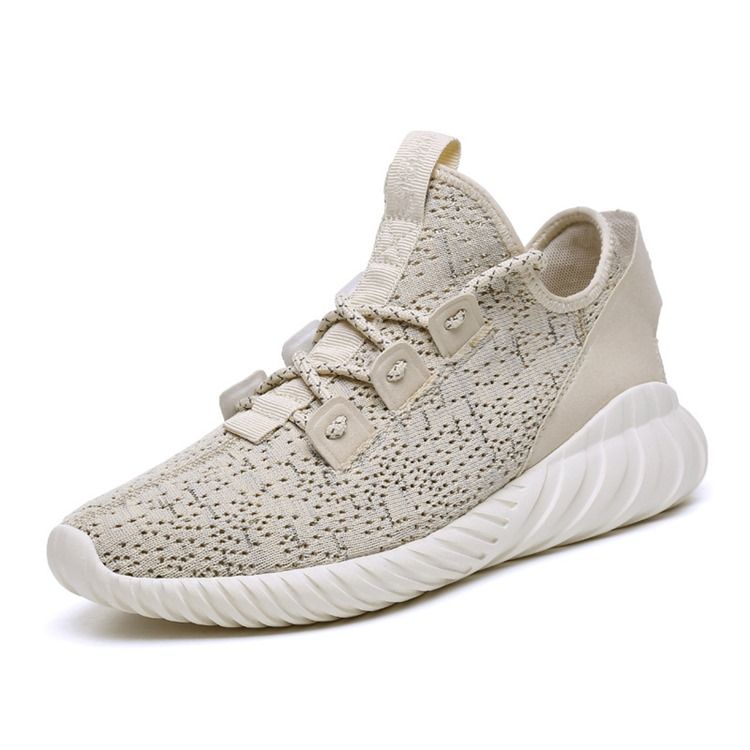 Mesh Mid-Cut Övre Sneakers Sneakers För Män