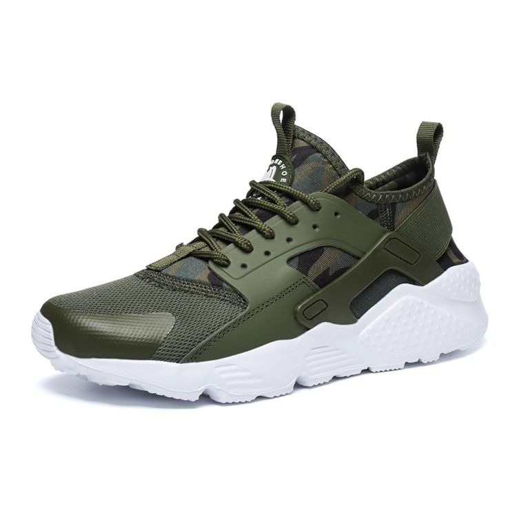 Mesh Patchwork Vanliga Sneakers För Män