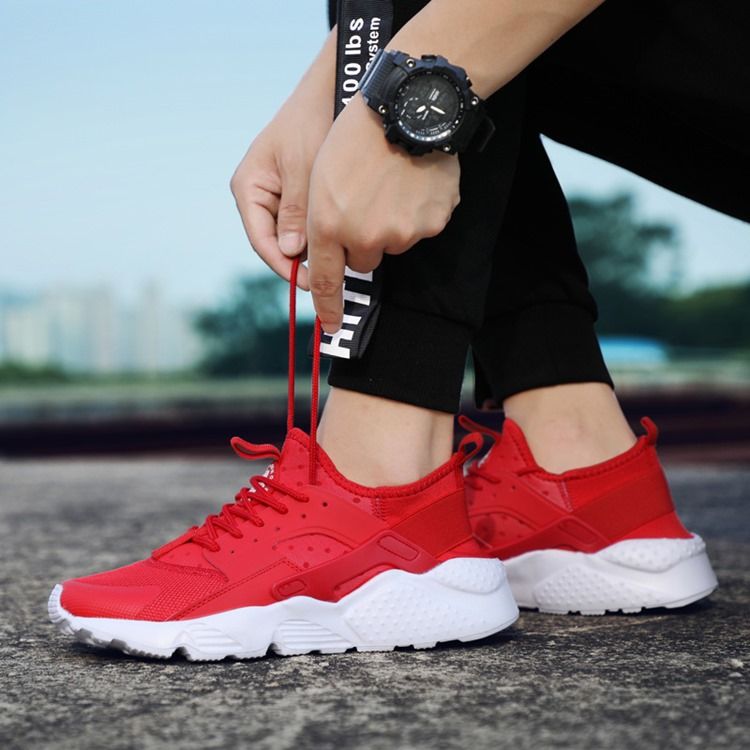 Mesh Patchwork Vanliga Sneakers För Män