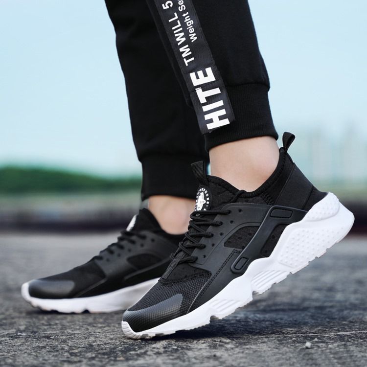 Mesh Patchwork Vanliga Sneakers För Män