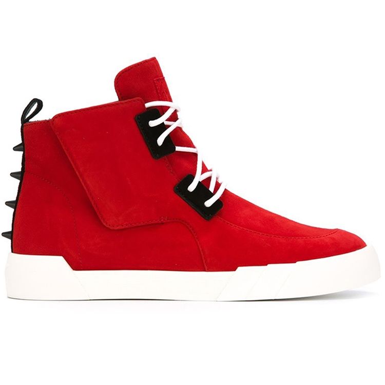 Platform Western Sneakers Med Rund Tå För Män