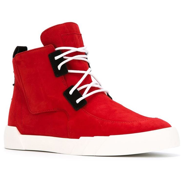 Platform Western Sneakers Med Rund Tå För Män