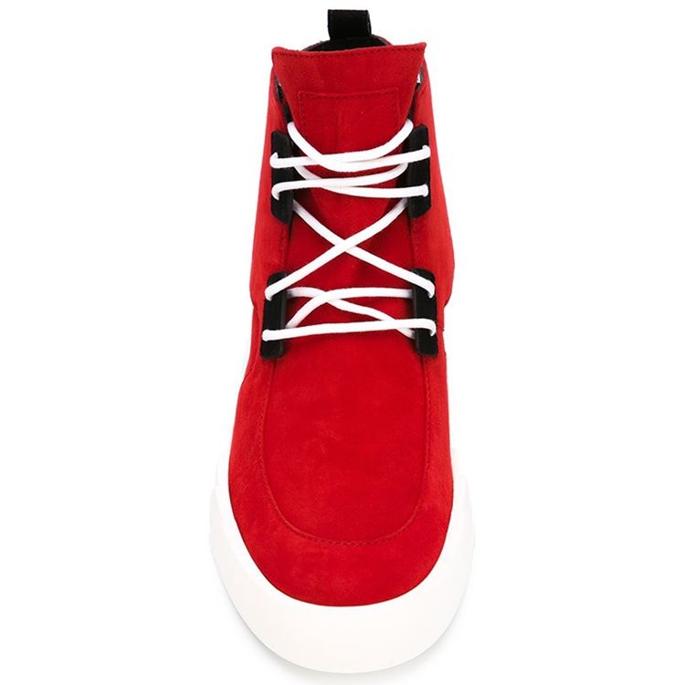 Platform Western Sneakers Med Rund Tå För Män