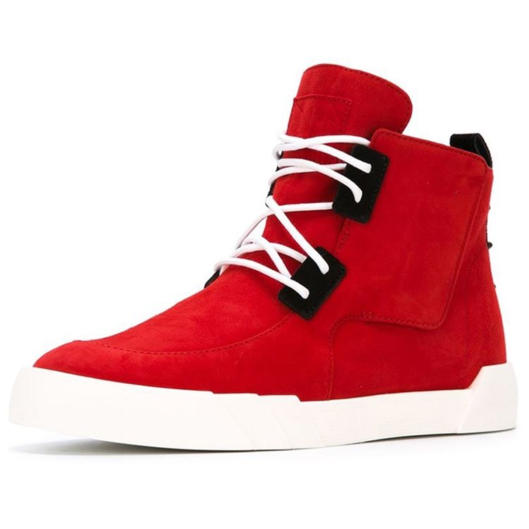 Platform Western Sneakers Med Rund Tå För Män