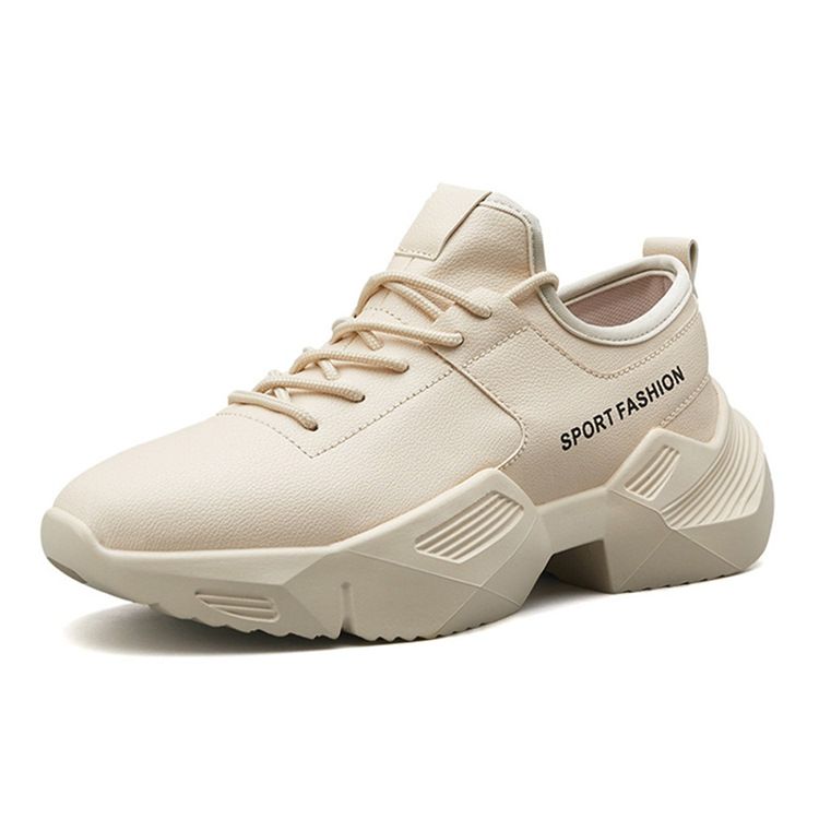 Pu Letter Sneakers För Män