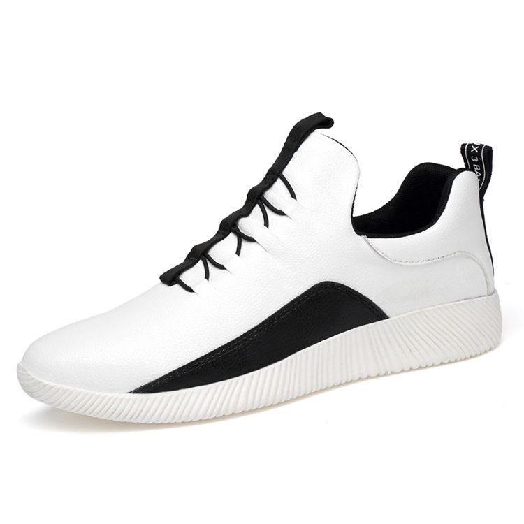 Pu Slip-On Casual Sneakers För Män