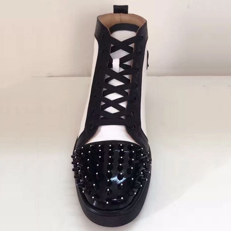 Rivet Color Block High-Cut Herrsneakers
