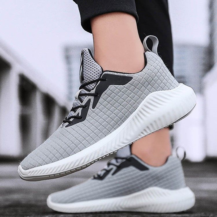 Rutig Mesh Sneakers Lågskurna Övre Herrsneakers