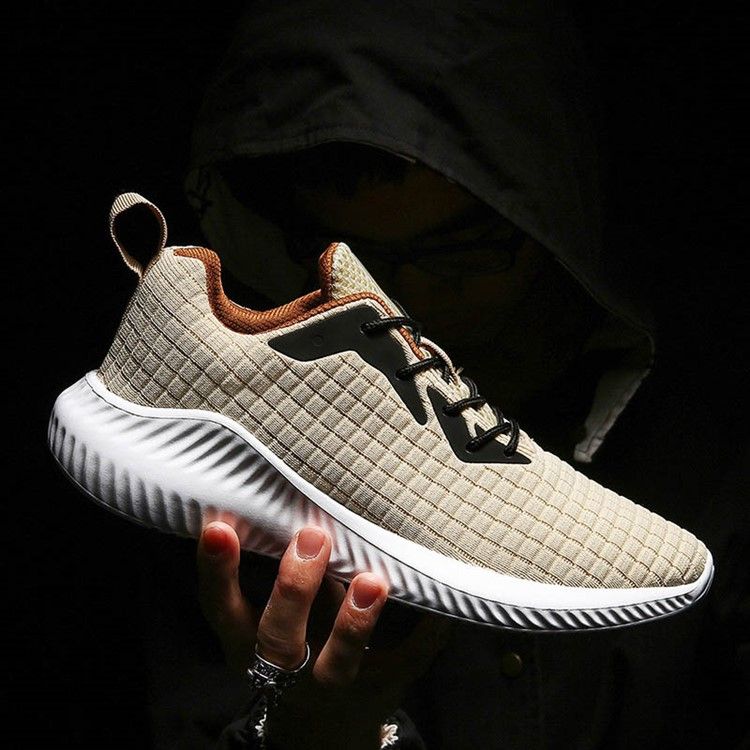 Rutig Mesh Sneakers Lågskurna Övre Herrsneakers