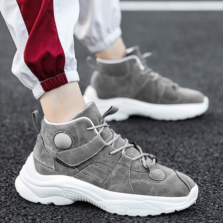 Sneakers För Herr Med Snörning