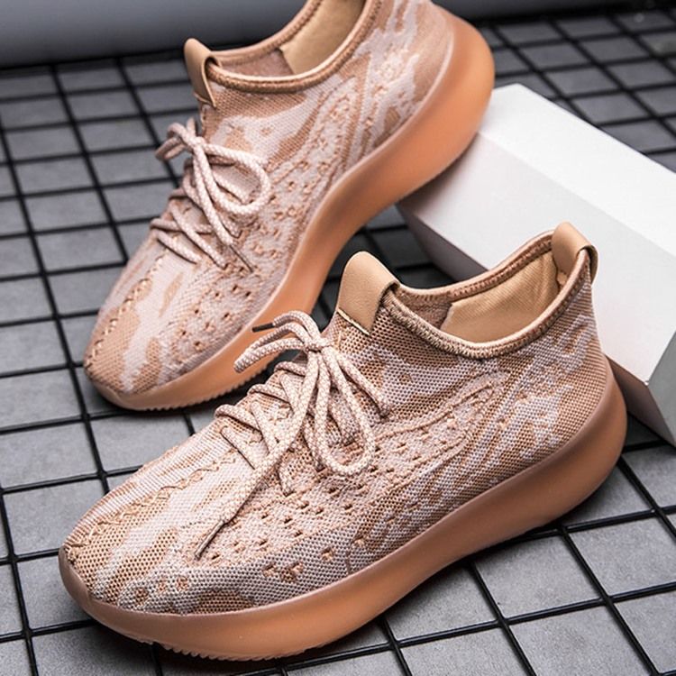 Sneakers Med Snörning I Plattform