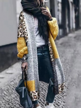 Patchwork Rak Lång Tröja
