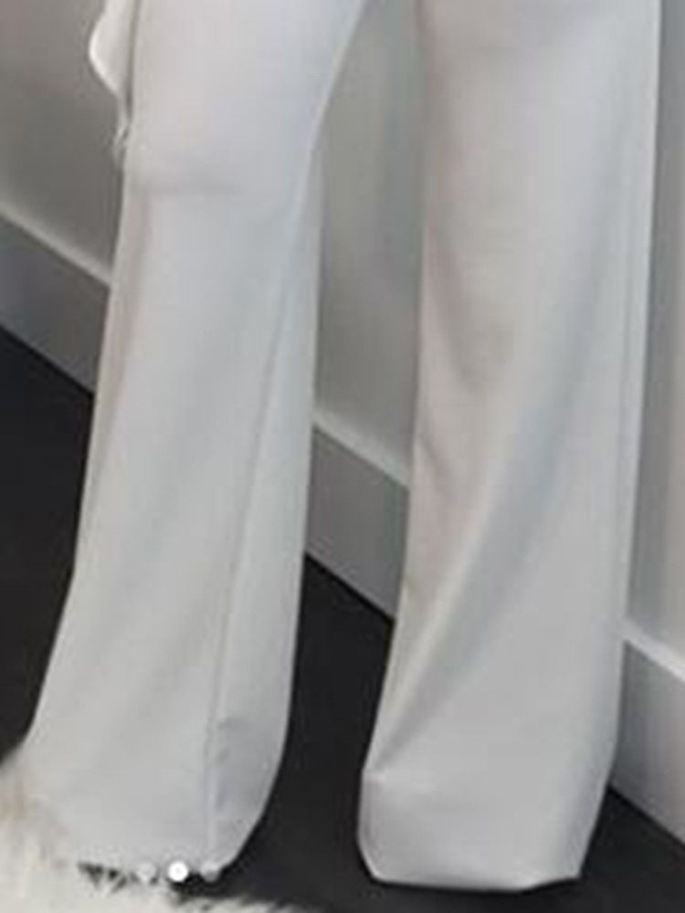 En Axel Vanlig Damliknande Hellängd Slimmad Jumpsuit