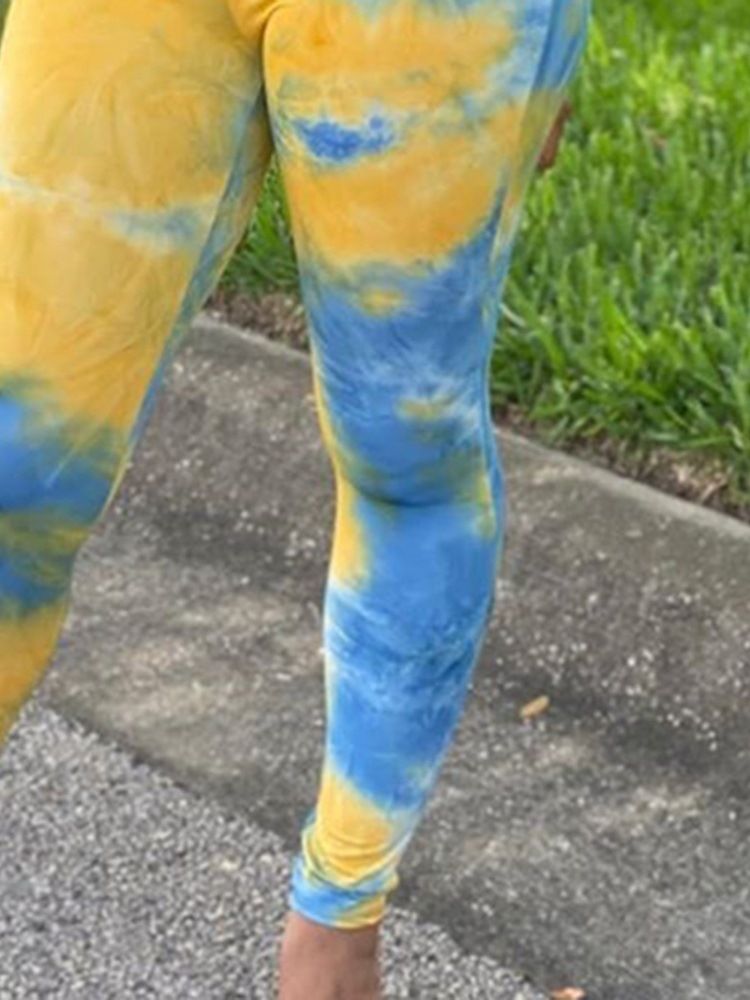 Full Längd Gradient Sexiga Pencil Byxor Damer Skinny Jumpsuit