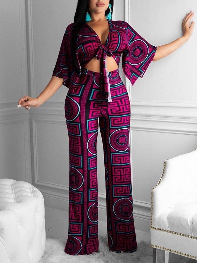 Full Längd Mode Hollow Mid Waist Lös Jumpsuit För Kvinnor