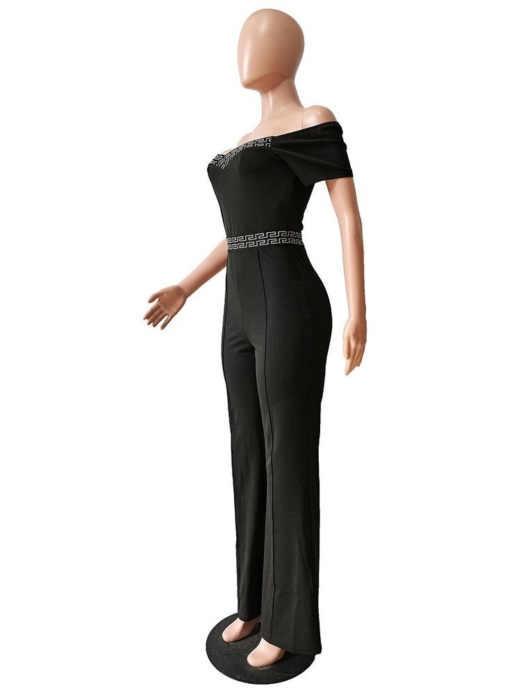 Hellängd Western Slim Mid Waist Jumpsuit
