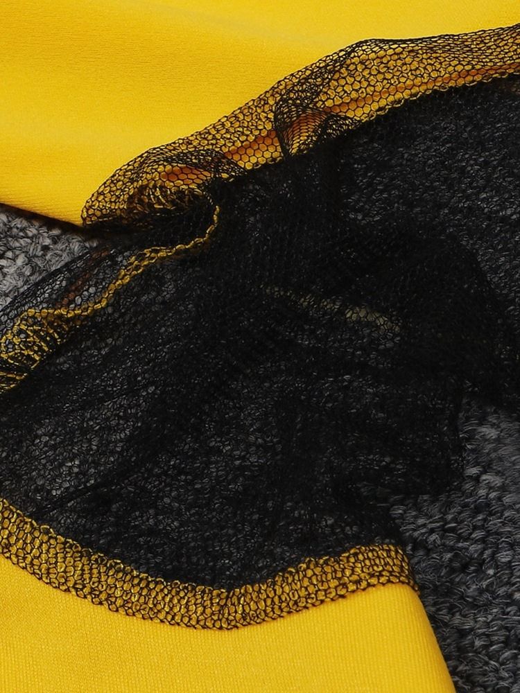 Patchwork Ankel Längd Vanlig Slim Bred Ben Jumpsuit