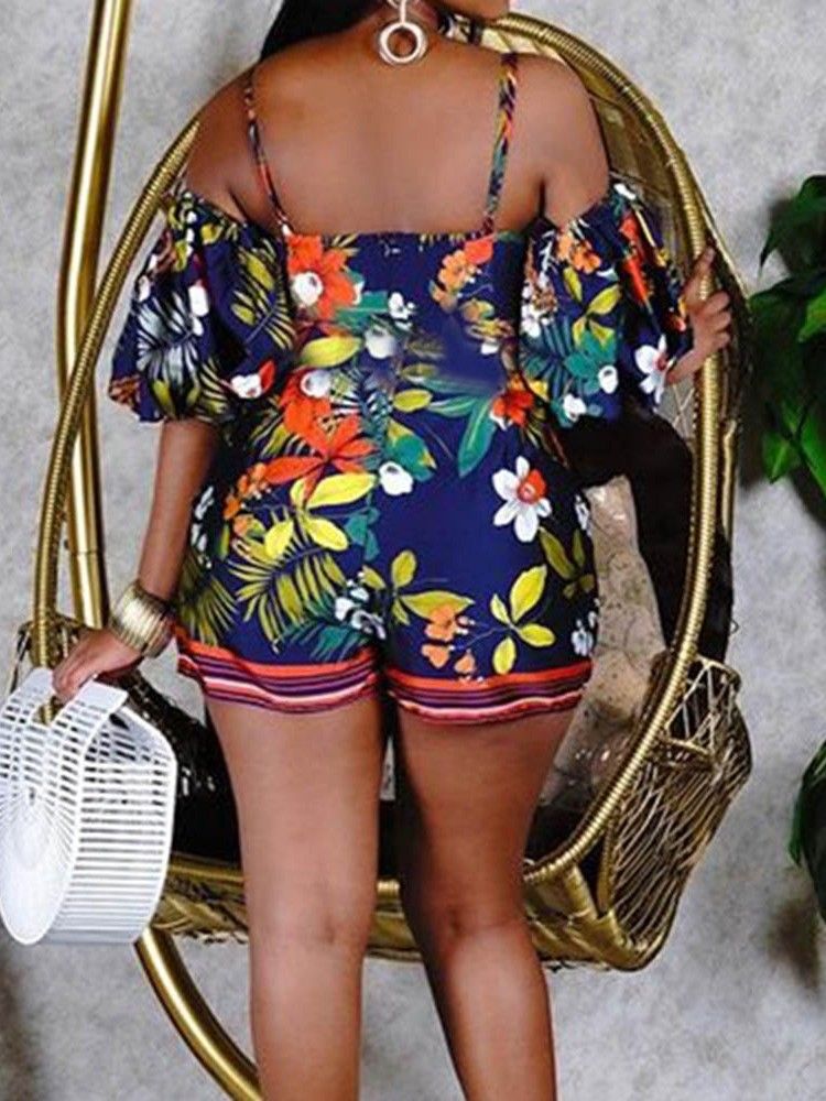 Shorts Blommig Office Lady Raka Dambyxor