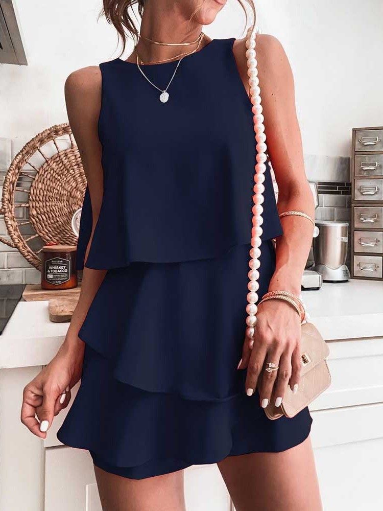 Shorts Office Lady Vanlig Rak Slim Romper För Kvinnor