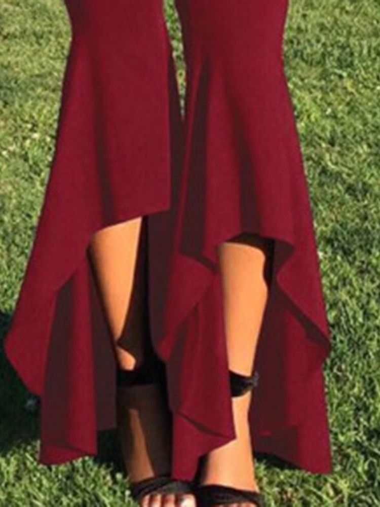 Vanlig Klänningy Flare Slim Jumpsuit