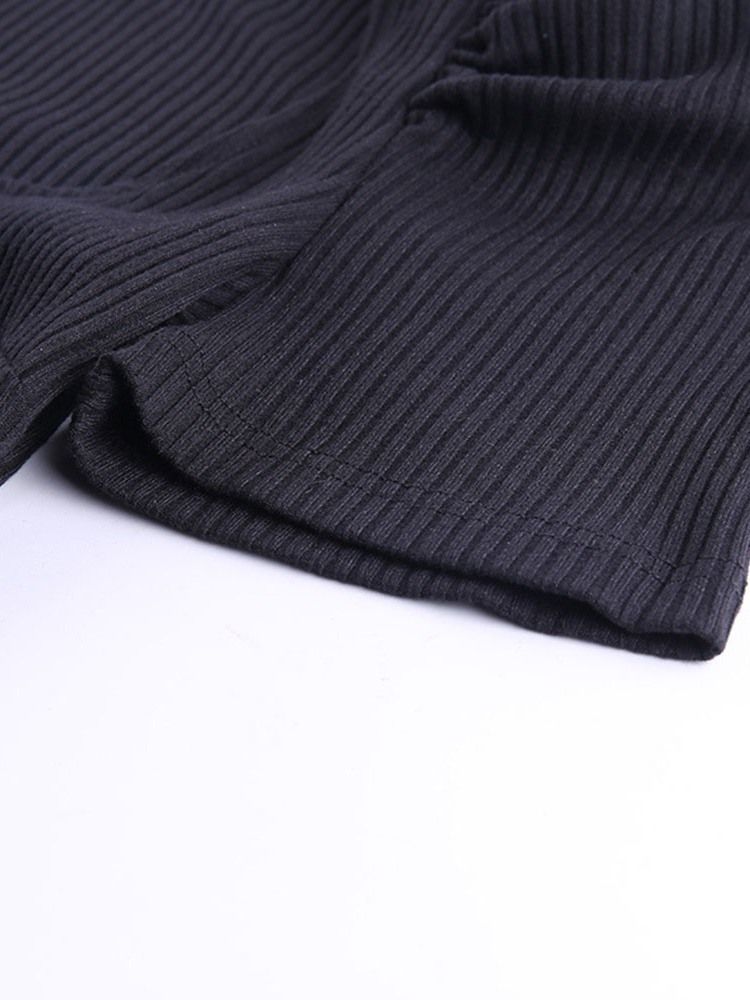 Vanlig Veckad Sexig Skinny Låg Midja Jumpsuit För Kvinnor
