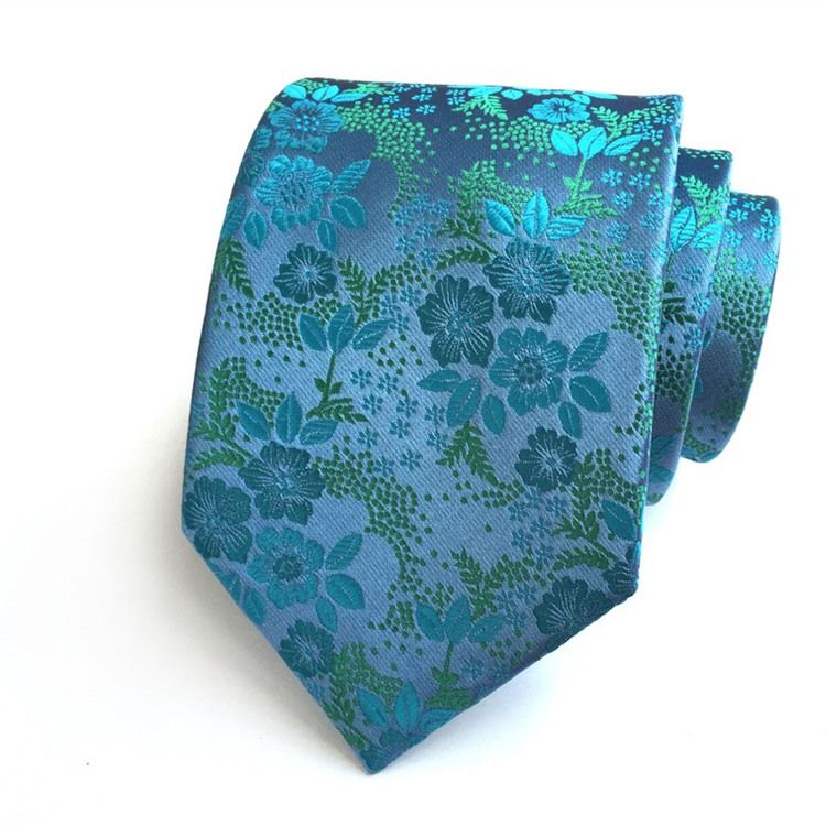 Blommig Paisley Slips För Män