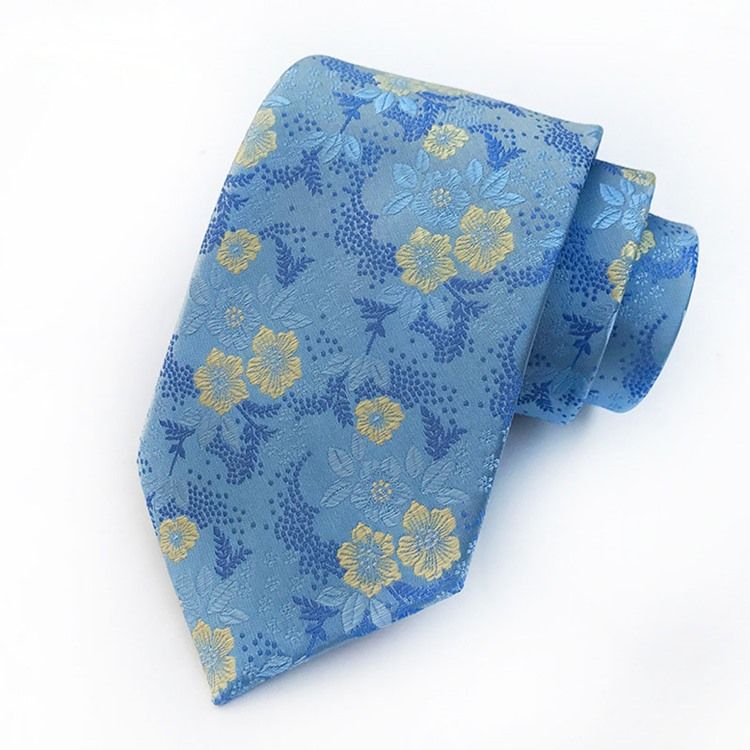 Blommig Paisley Slips För Män