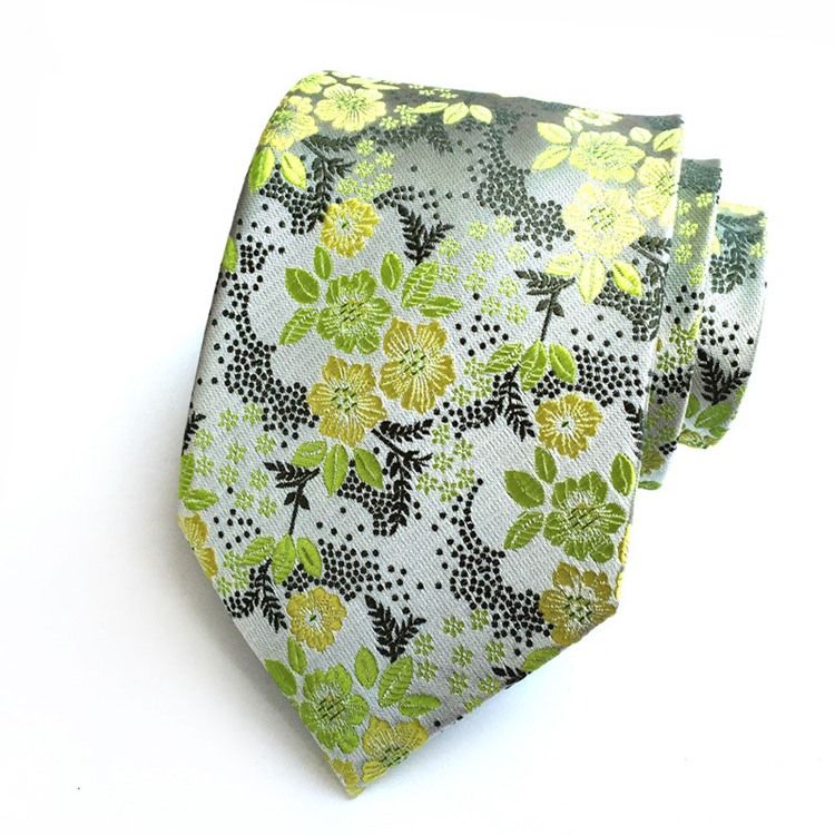 Blommig Paisley Slips För Män